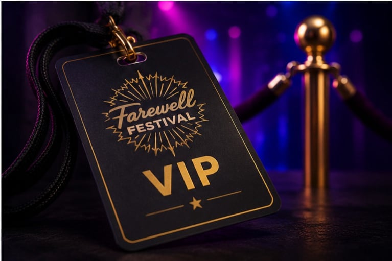 VIP Tickets für Getränke Bedienung und größerer Stehhöhe